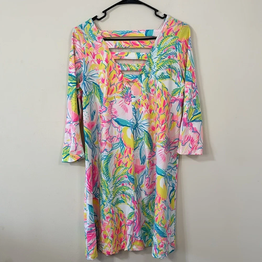 Lilly Pulitzer Ophelia Swing Dress Multi Fiesta Bamba Size Medium - Picture 6 of 10